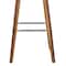 Armen Living Vienna 30" Swivel Bar Stool in Walnut Wood Finish with Cream Faux Leather LCVIBACRWA30 - alternate 12